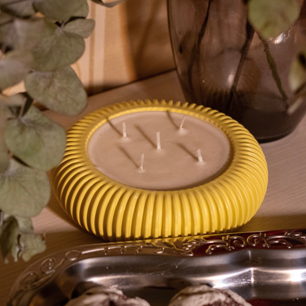 Свічка AESTETICS butter yellow 0129 фото