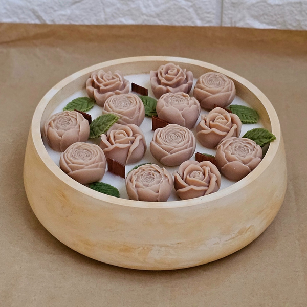 Свічка BROWN ROSES 0092 фото